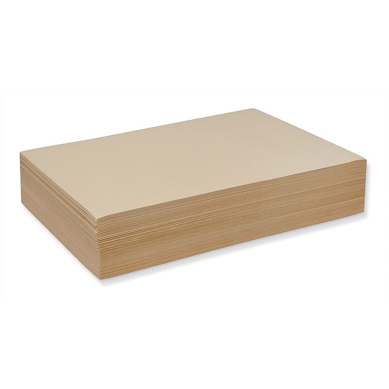 Pacon Drawing Paper, 12" x 18", Manila, 500 Sheets (PAC4112) image 1