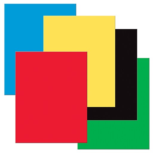 Heavy Poster Board Primary Asst, 25PK (PAC53911) at Staples