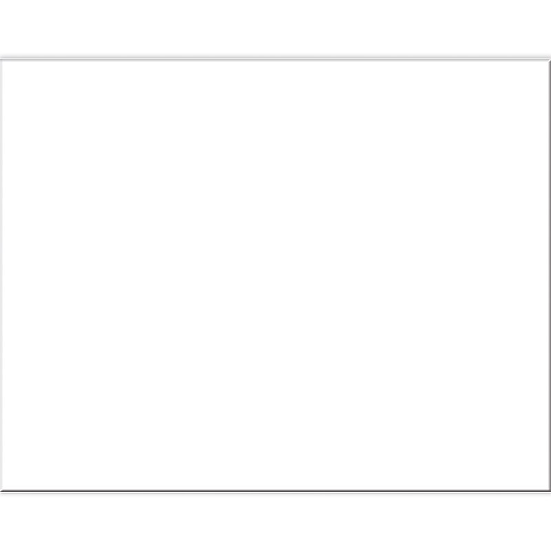 Pacon Poster Board, 28" x 22", Cardstock, White, 100/Carton (PAC5460) image 1