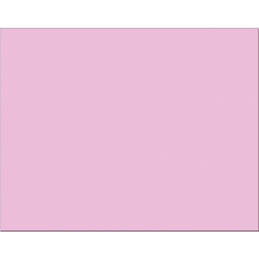 Pacon Railroad Poster Board, 22x28", Pink, 25 Sheets/Carton | Staples
