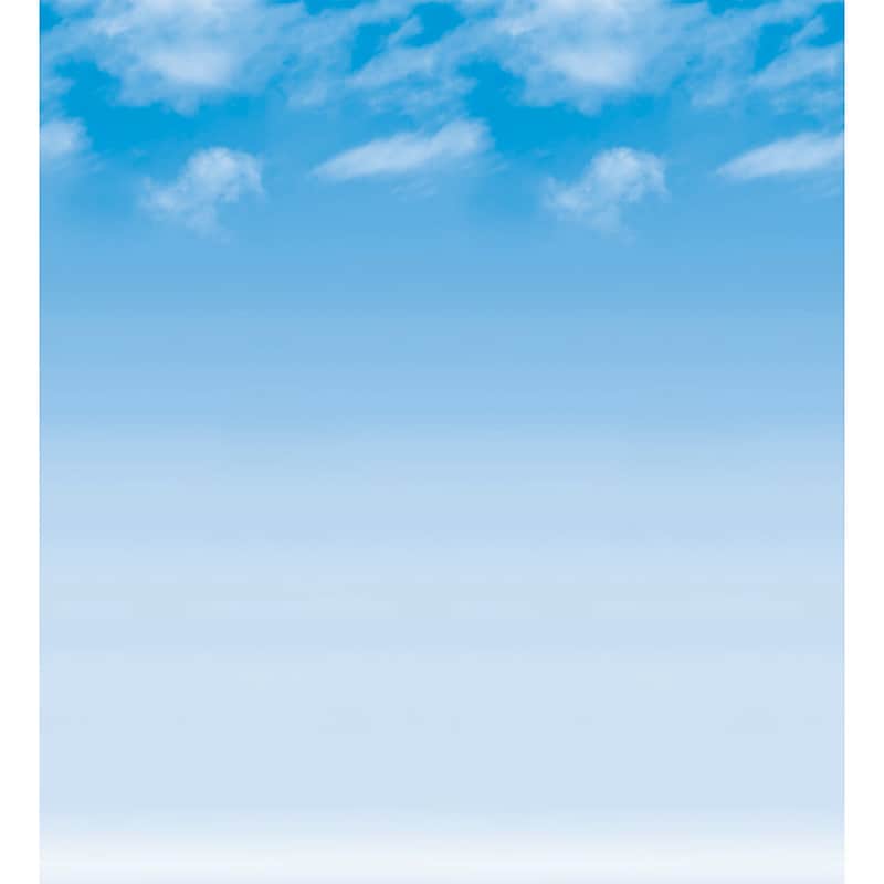 Pacon Fadeless Designs, 48"x50', Wispy Clouds, 4 Rolls/Pack (PAC0056935) image 1