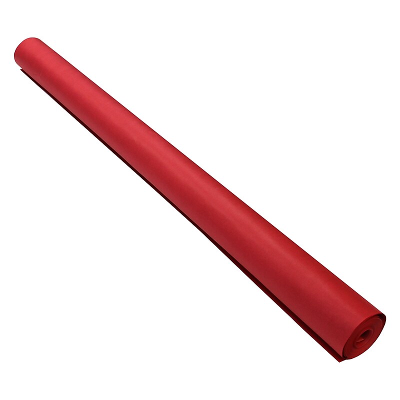 Pacon Rainbow Colored Kraft Duo-Finish Paper Roll, 36" x 100', Flame Red (PAC66061) image 1
