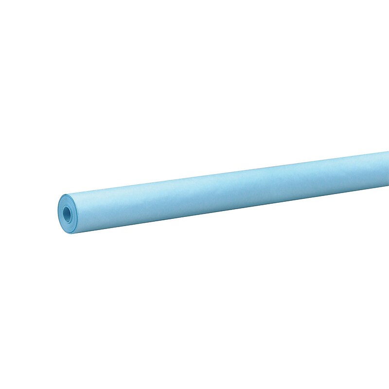 Pacon Rainbow Colored Kraft Duo-Finish Paper Roll, 36" x 100', Sky Blue (PAC66151) image 1
