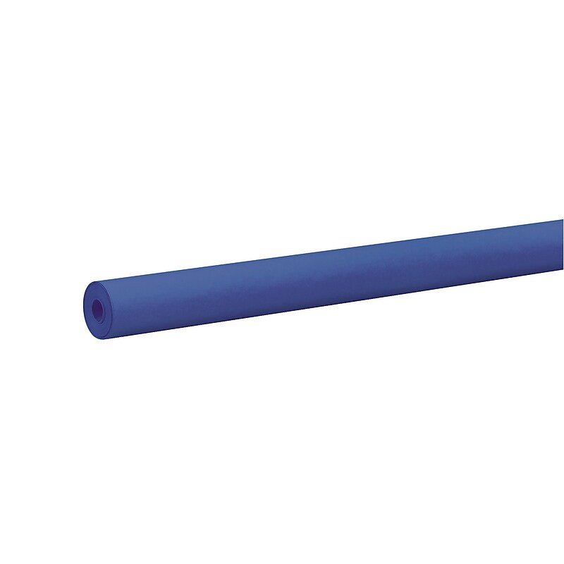 Pacon Rainbow Colored Kraft Duo-Finish Paper Roll, 36" x 100', Dark Blue (PAC66181) image 1