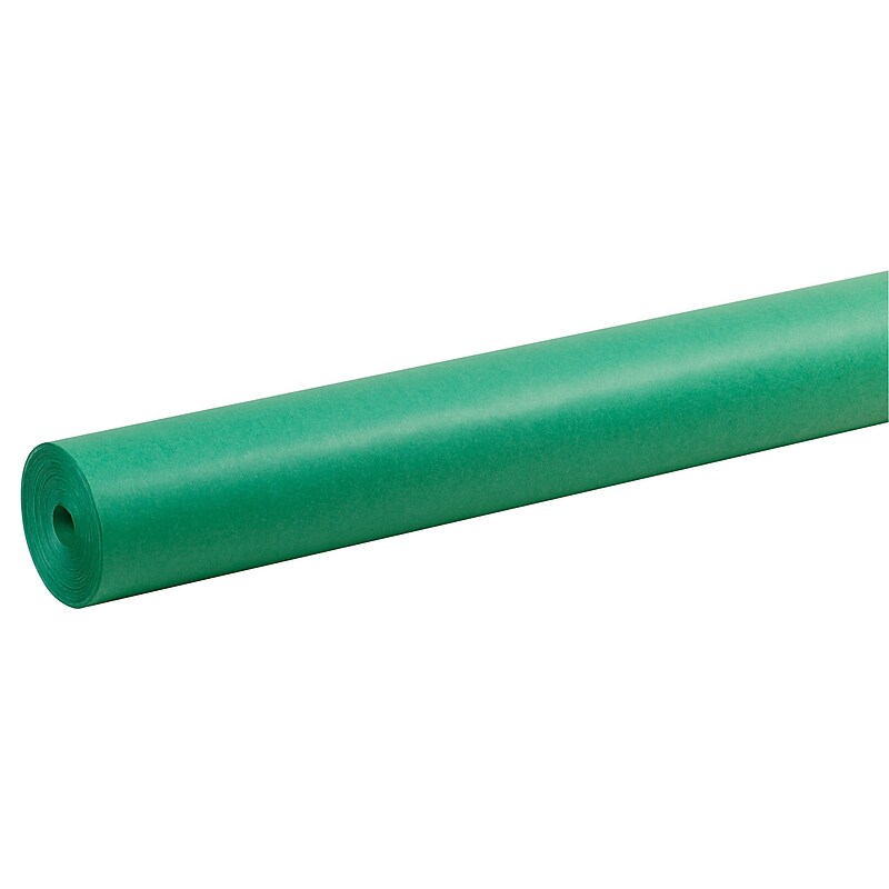 Pacon Duo-Finish Paper Rolls, 48" x 200', Bright Green (PAC67134) image 1