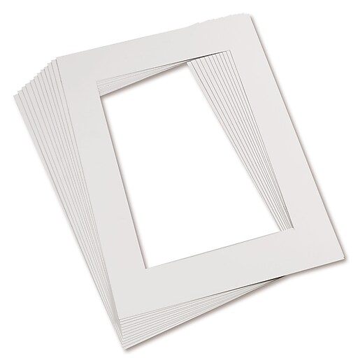 Shop Staples For Pacon Pre Cut Mat Frame White