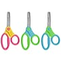 Westcott For Kids 5" Stainless Steel Kid's Scissors, Pointed Tip, Assorted Colors, 4/Bundle (ACM14596)~#|#~m007112590_sc7