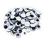 Charles Leonard Creative Arts™ Round Wiggle Eyes, Black, Assorted Sizes, 100/Pack~#|#~m007112793_sc7