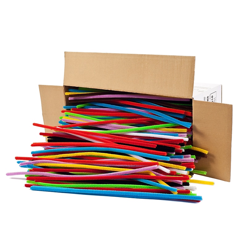 Charles Leonard Chenille Stems Ages 3-14, 1000 Pieces Per Order (CHL65490) image 1