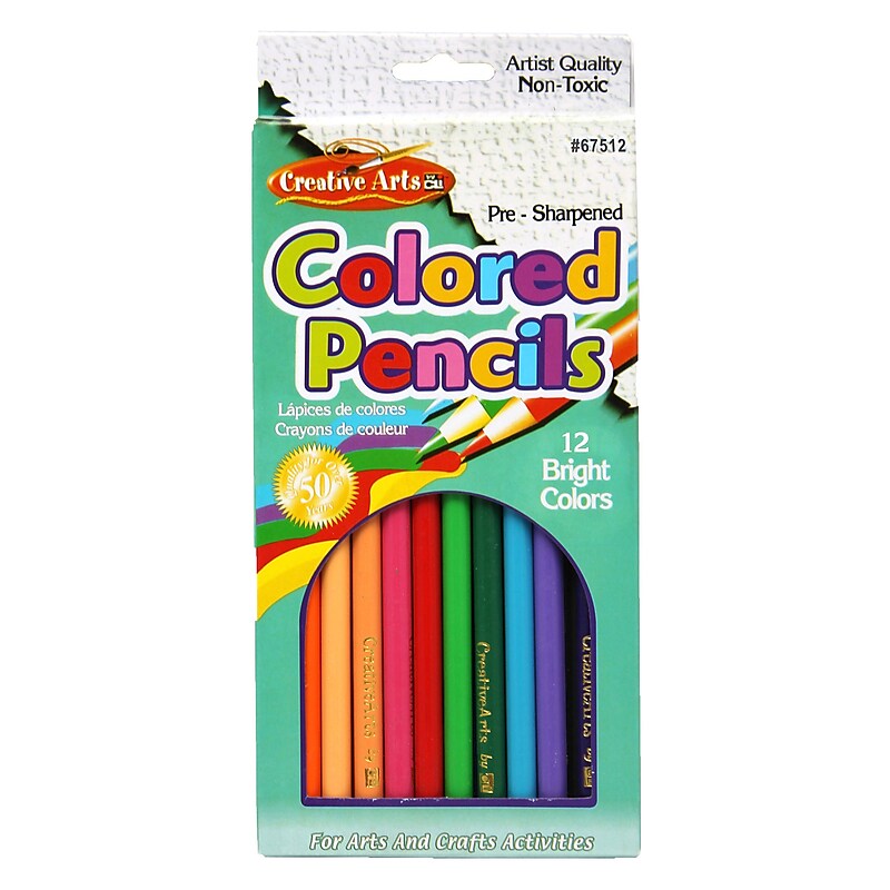 CLN Colored Pencils, Assorted Colors, 12/Pack, 6 Packs/Bundle (CHL67512-6) image 1