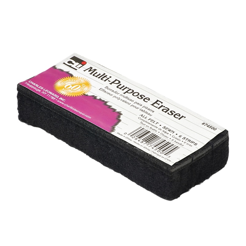 CLN Multi-Purpose Whiteboard Eraser, 12/Pack (CHL74500) image 1