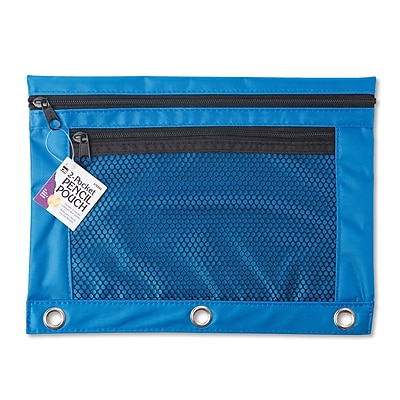 CLN 2-Pocket Pencil Pouch Assorted Colors (CHL76350ST) 