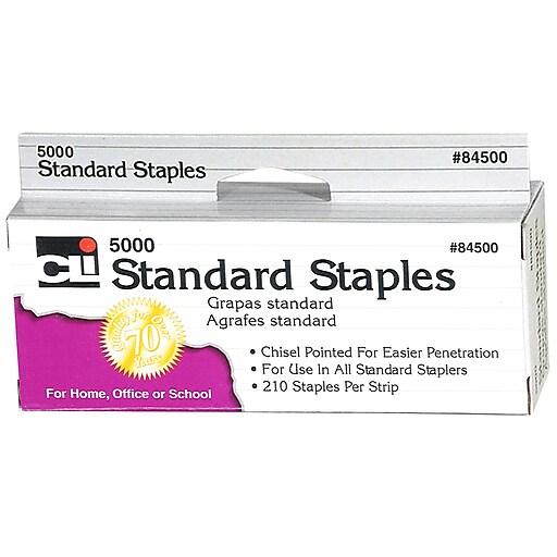 Full Strip Black 1 per Box Charles Leonard Inc Metal Stapler 82210
