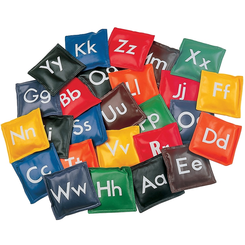 Alphabet Bean Bags, Assorted Colors, 26/pkg (CHSAB55) image 1