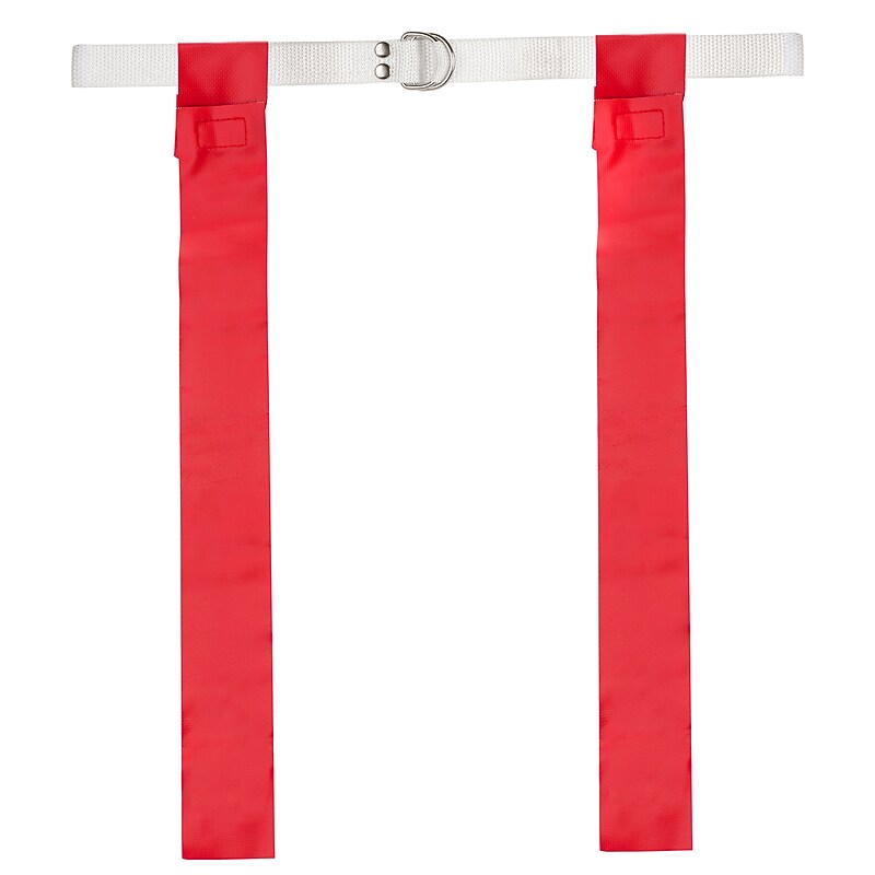 Champion Sports Vinyl Flag Football Set, Red, 12/Pack (CHSFFB1RD) image 1