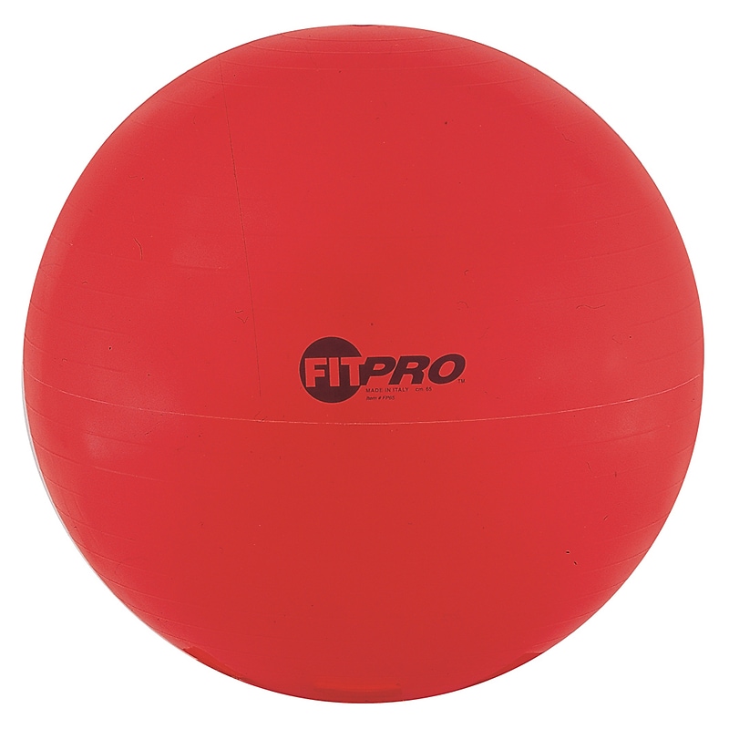 Champion Sports Fitpro Training & Exercise Ball, 65 cm, Red (CHSFP65) image 1