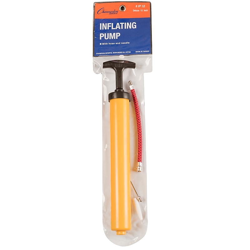 Champion Sports Plastic 12" Hand Pump Orange (CHSIP12) image 1