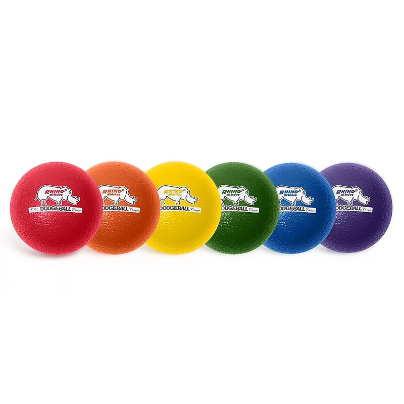 Rhino Skin® Dodgeball Set Multicolor, 6/set (CHSRXD6SET) image 1