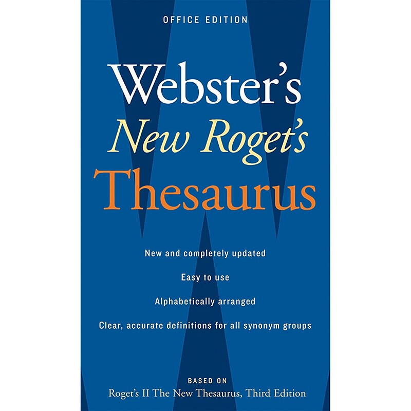 Webster's New Roget's Thesaurus Office Edition, 2 EA/BD image 1
