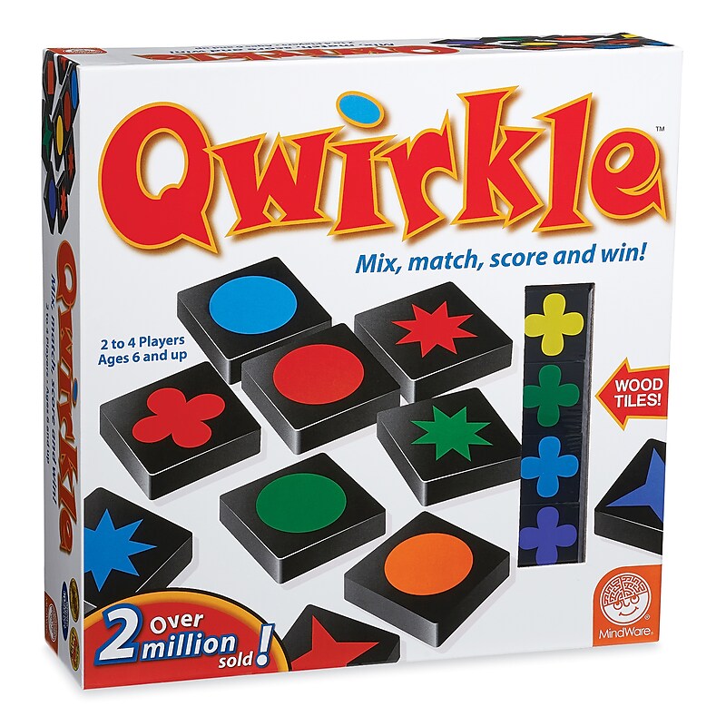Mindware Qwirkle Board Game, Grades Kindergarten - 6 (MWA32016W) image 1