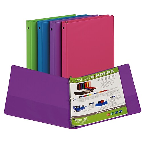 1 2 inch green binder