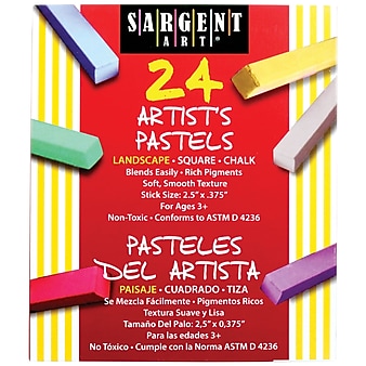 Sargent Art® Artist's Chalk Pastel, Landscape, Pack of 24 (SAR224125)
