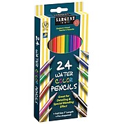 Sargent Art Watercolor Pencils, 24 Colors, Full Size 7" Length (SAR227205)