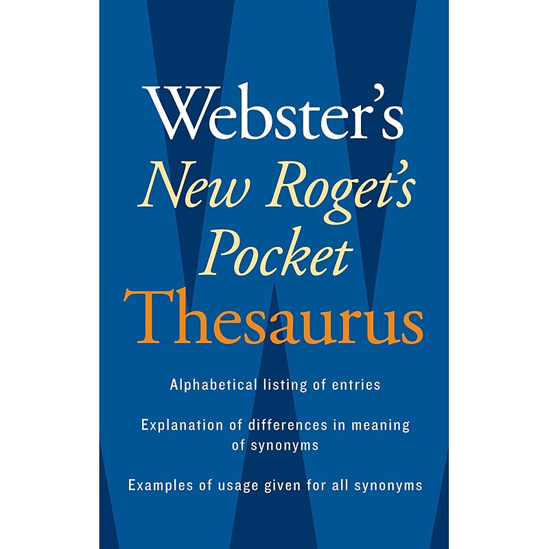 Houghton Mifflin Webster's New Roget's Pocket Thesaurus, Grades 7th - 12th, 4/Bundle (AH9780618953202) image 1