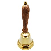 Affluence Unlimited School Hand Bell, Polished Brass (AU-48102)