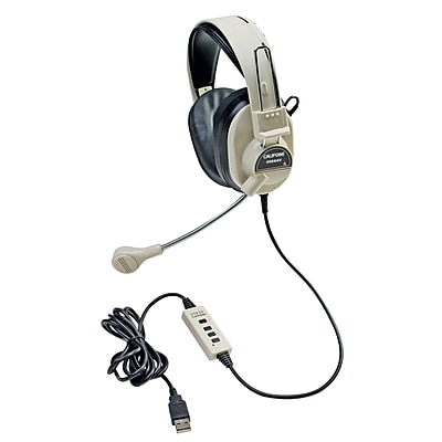 usb headset with microphone staples