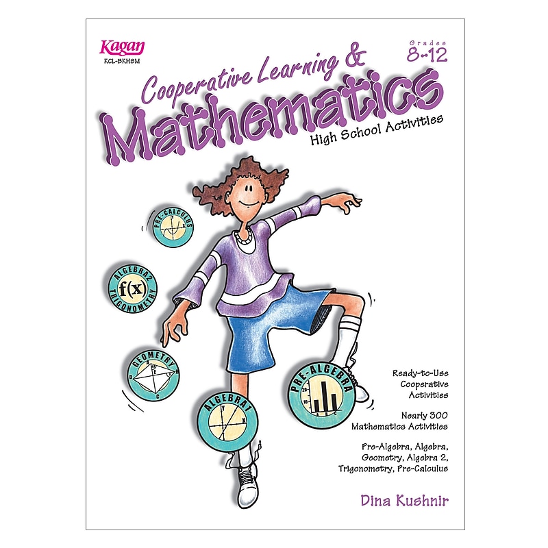 Kagan Publishing Cooperative Learning & Mathematics High School Activities Book, Grades 8 - 12 (KA-BKHSM) image 1