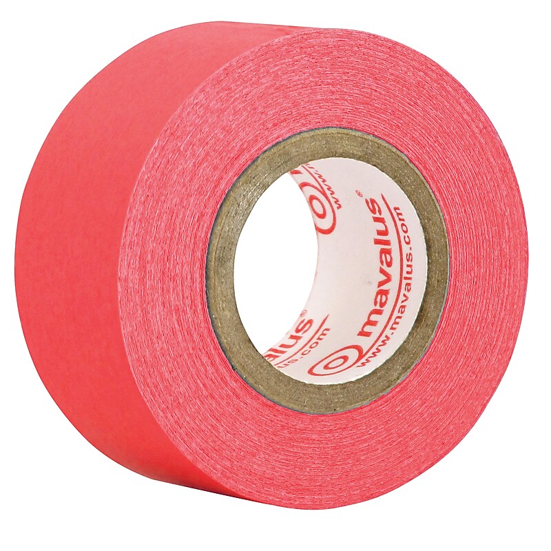 Mavalus® 1" x 360" Tape, Red, 6/Bundle (MAV10012) image 1