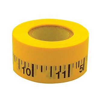Mavalus® 1" x 360" Measuring Tape, Yellow, 4/Pack (MAV10016)