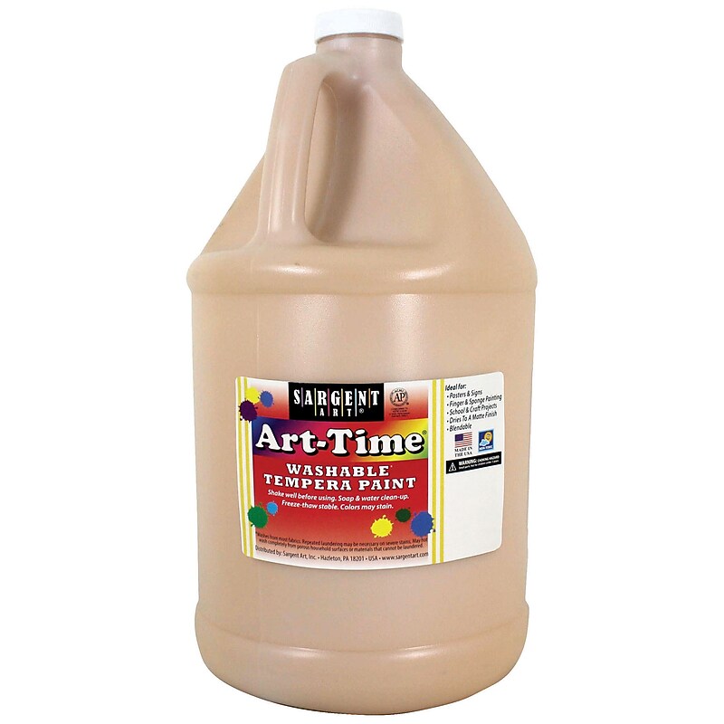 Sargent Art Art-Time Peach Tempera Paint, Gallon image 1