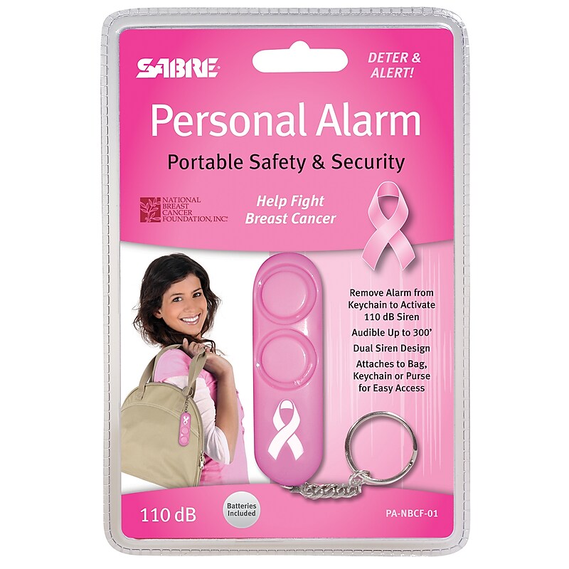 SABRE Personal Alarm, Pink (SBCPANBCF01) image 1
