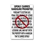 ComplyRight Texas Weapons Law Poster Bundle (E8077TX)~#|#~m007117137_sc7