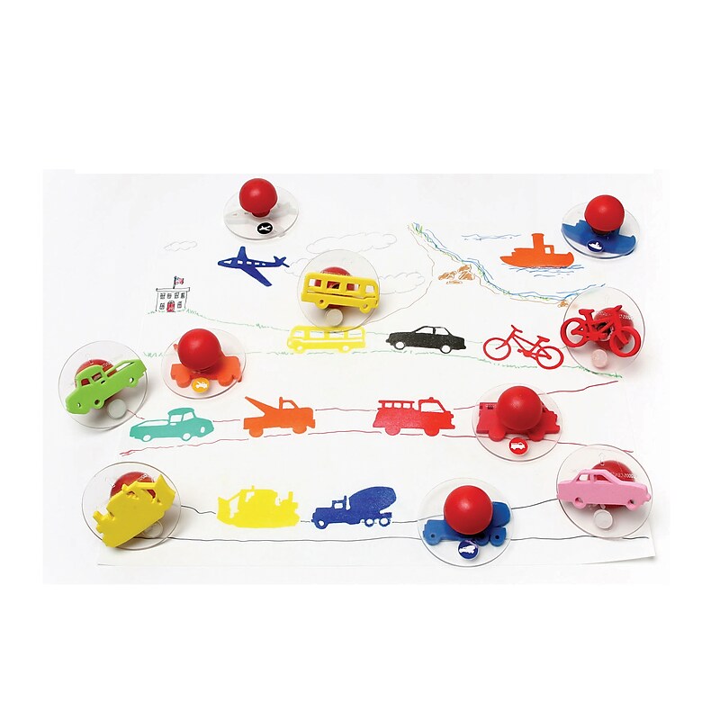 Ready2Learn™ Giant Stampers, Transportation Set 1, 10/Pkg image 1
