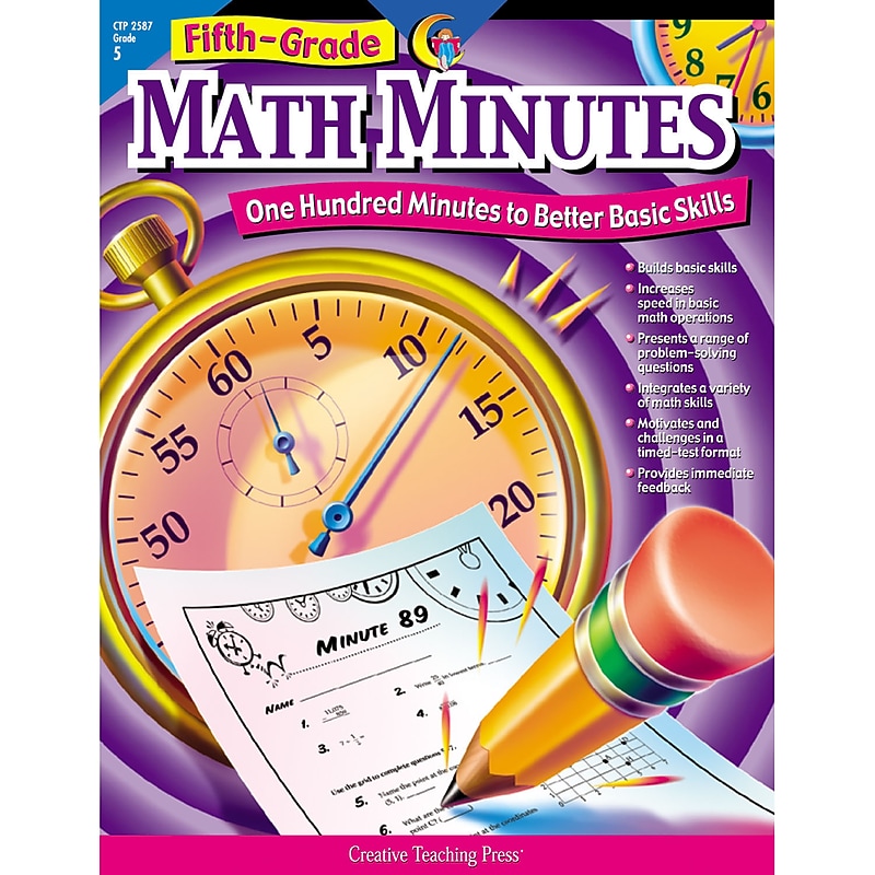 Fifth-Grade Math Minutes Resource Book image 1