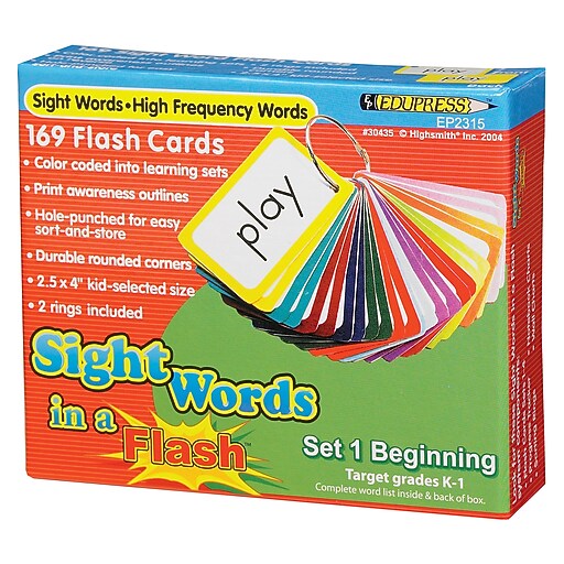 Edupress™ Words in a Flash, Grade K1 at Staples