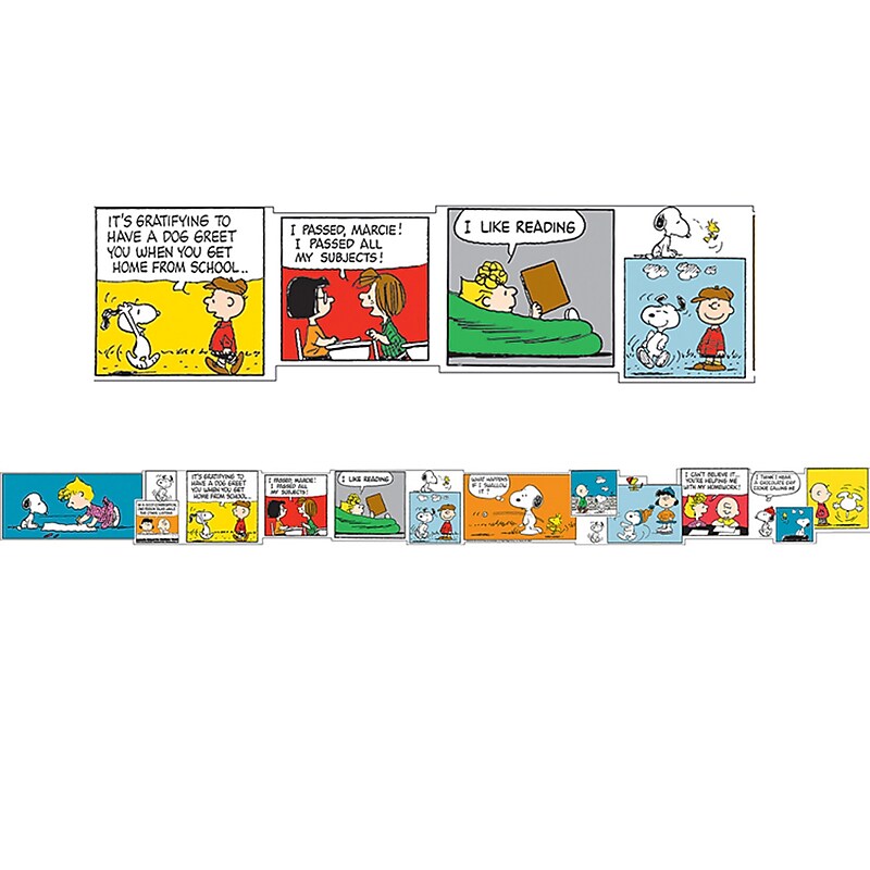 Peanuts® Comic Blocks Extra Wide Deco Trim image 1