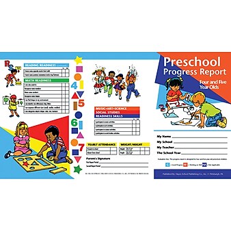 Hayes Preschool Progress Report Record Book, 10/Pack (H-PRC2)