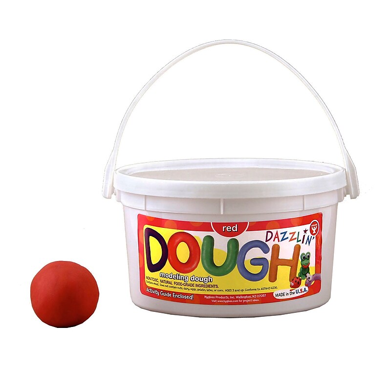 Hygloss Scented Dazzlin’ Dough, Watermelon Red, 3 lbs. (HYG49301) image 1