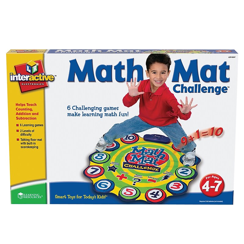 Learning Resources Math Mat Challenge Game, Mathematics image 1