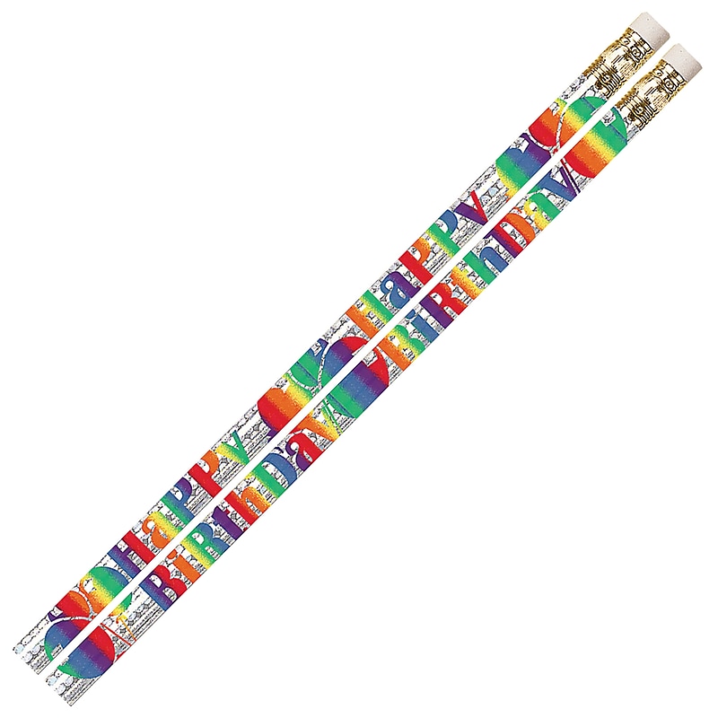 Musgrave Pencil Company Chevron Chic Wooden Pencil, 0.5mm, #2 Hard Lead, 144/Box (MUS1356G) image 1
