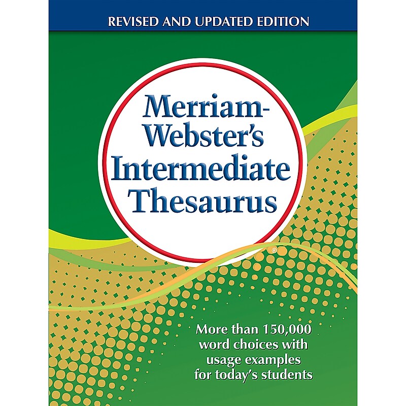 Merriam-Webster's Intermediate Thesaurus, Hardcover (9780877791768) image 1