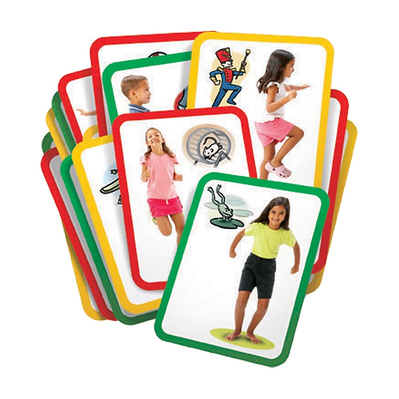 Roylco Busy Body Gross Motor Exercise Cards, 16/Pack (R-62012) image 1