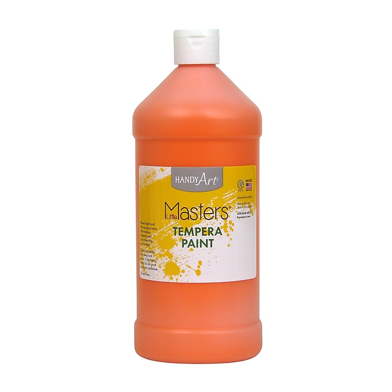 Little Masters® Tempera Paint, 32 oz., Orange image 1
