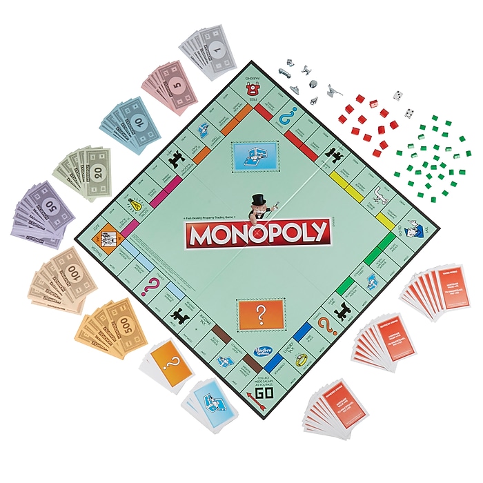 Monopoly Cash Grab Game Jeu de Société Anleitungen, Regeln und Handbuch