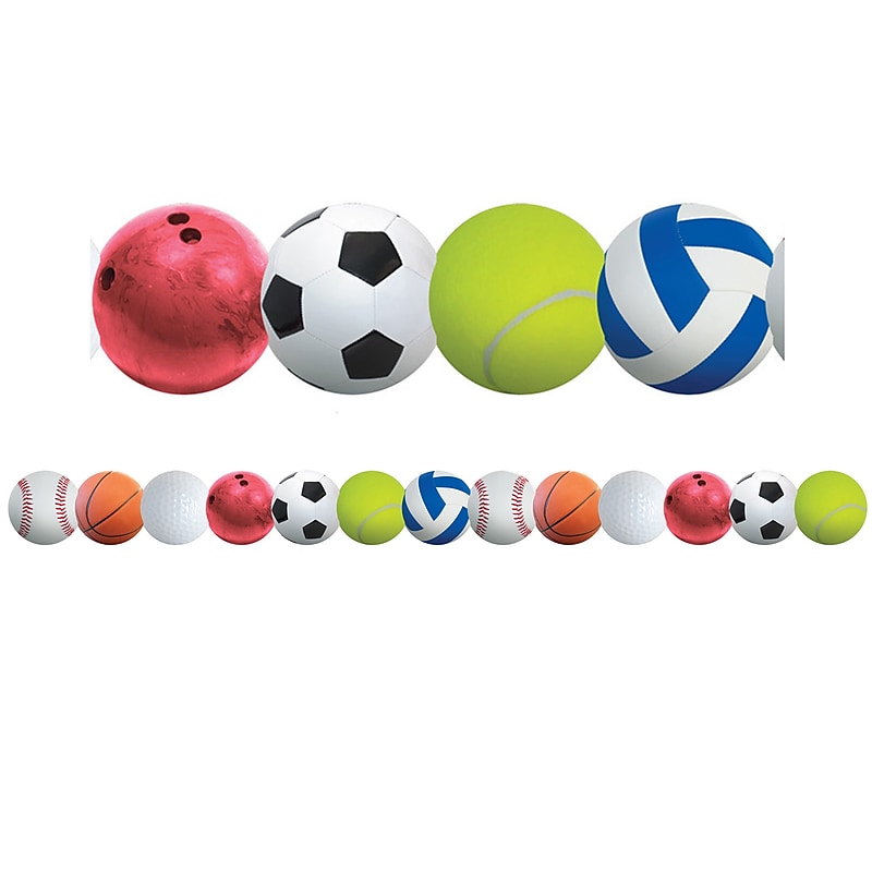Hygloss® Sports Die-Cut Classroom Border, 12/Pkg image 1