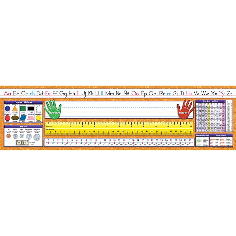 North Star Teacher Resources School Name Plates, 19" x 5", 36/Pack, 3 Packs/Bundle (NST9007-3) image 1